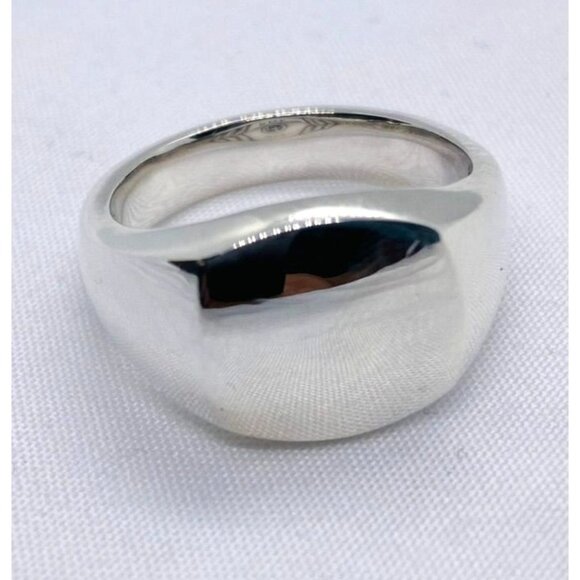 David Yurman Signet Sterling Silver 925 Size 8 .75
